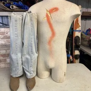 MALE MANNEQUIN TORSO WITH FABRIC SOFT BODY &