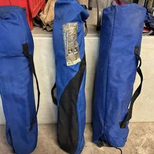 (3 PCS) ROYAL BLUE FOLDING CAMP CHAIRS; 2 HAVE