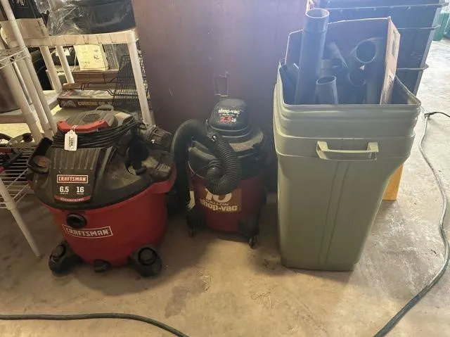 3 PC GROUPING: CRAFTSMAN 16 GAL SHOP VAC, 10 GAL