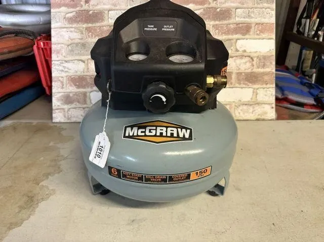 MCGRAW 6 GALLON, 150 PSI PORTABLE ELECTRIC