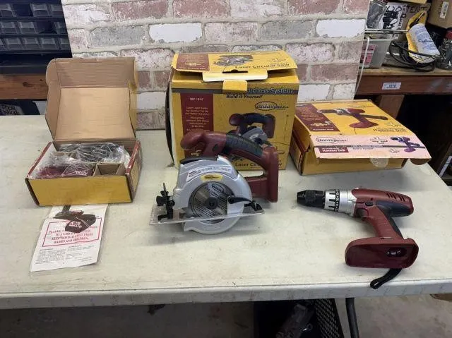 3 PCS: NORTHERN INDUSTRIAL BATTERY OPERATED TOOLS: