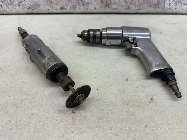 (2 PCS) PNEUMATIC AIR TOOLS: STRAIGHT CUT-OFF TOOL
