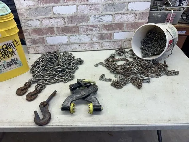 GROUP LOT: BRUSH / STUMP PULLER TOOL, ASSORTED