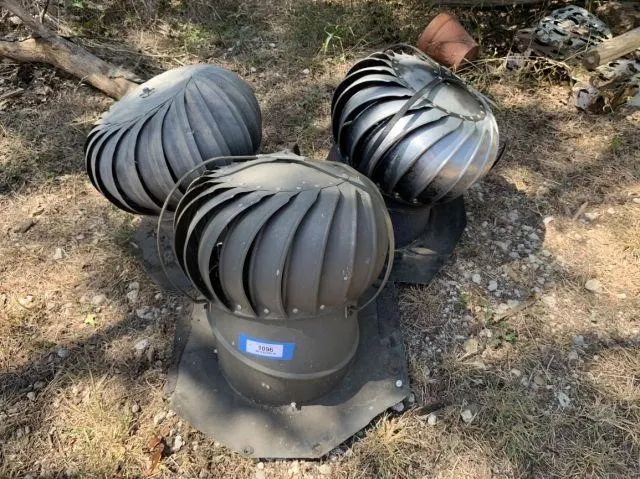 3 PCS: ROOF TURBINES FOR REPURPOSING