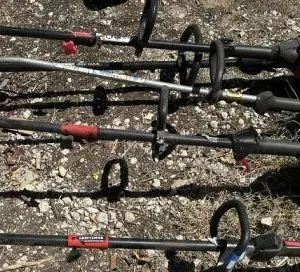 GROUPING: 4 PCS. USED WEED WACKERS;