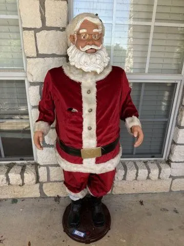 VINTAGE GEMMY LIFE-SIZE ANIMATED DANCING SANTA