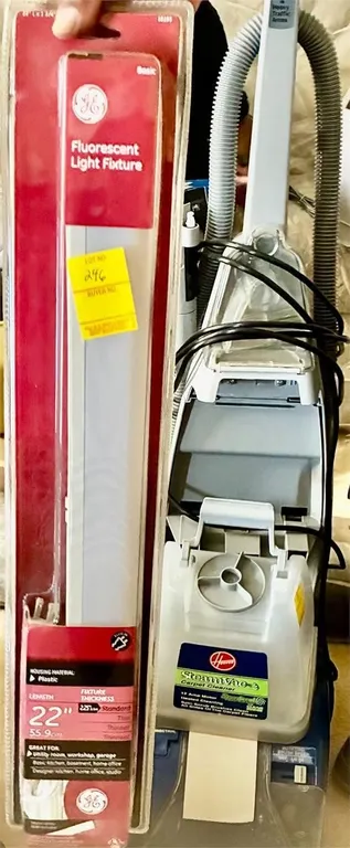 Light Fixture and Carpet Cleaner