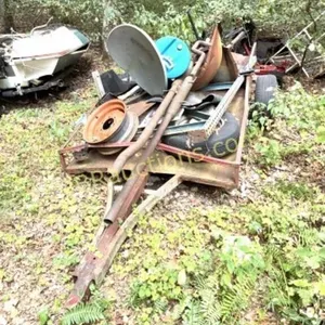 2 SALVAGE TRAILERS WITH CONTENTS