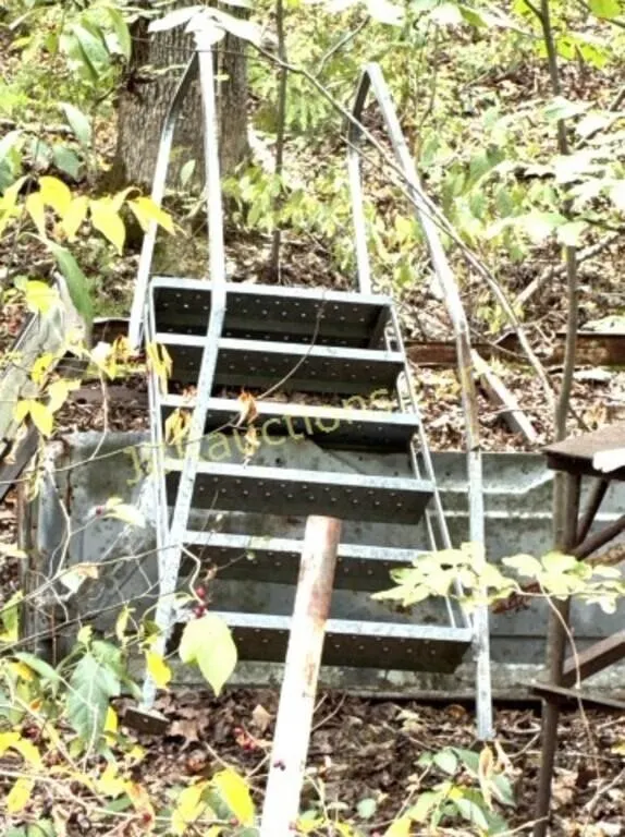 GALVANIZED STEPS - LOCATED IN SCRAP PILE