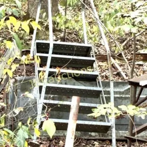 GALVANIZED STEPS - LOCATED IN SCRAP PILE