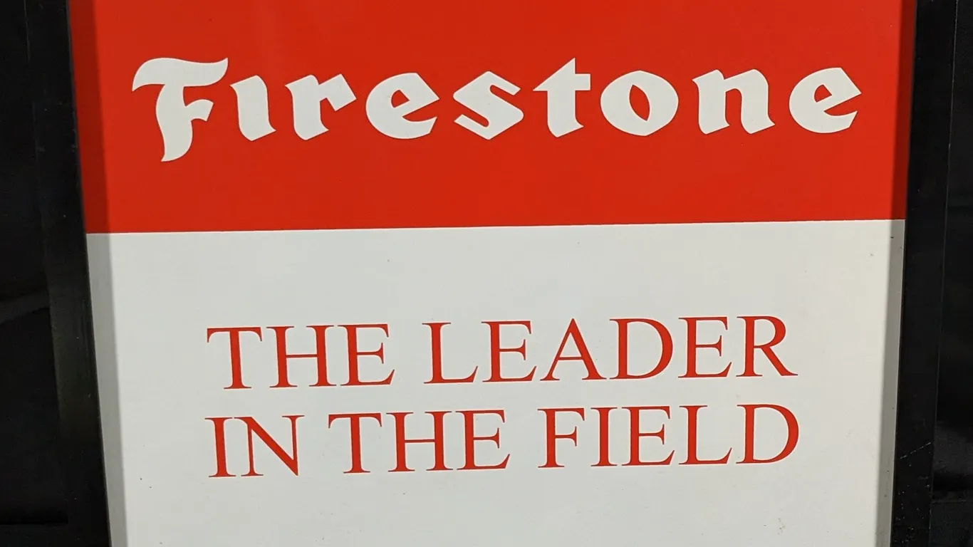 TIN SIGN FIRSTONE THE LEADER IN THE FIELD