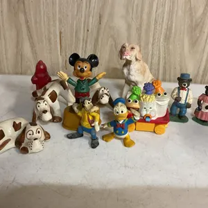 Vintage Disney, Dog & Bear Figurine Collection