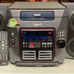RCA 5-Disc Changer MP3 Stereo System with Speakers & Remote