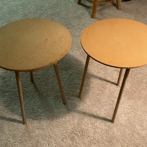 Pair of Round Accent / Side Tables