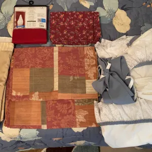Assorted Curtains, Valances & Decorative Window Linens