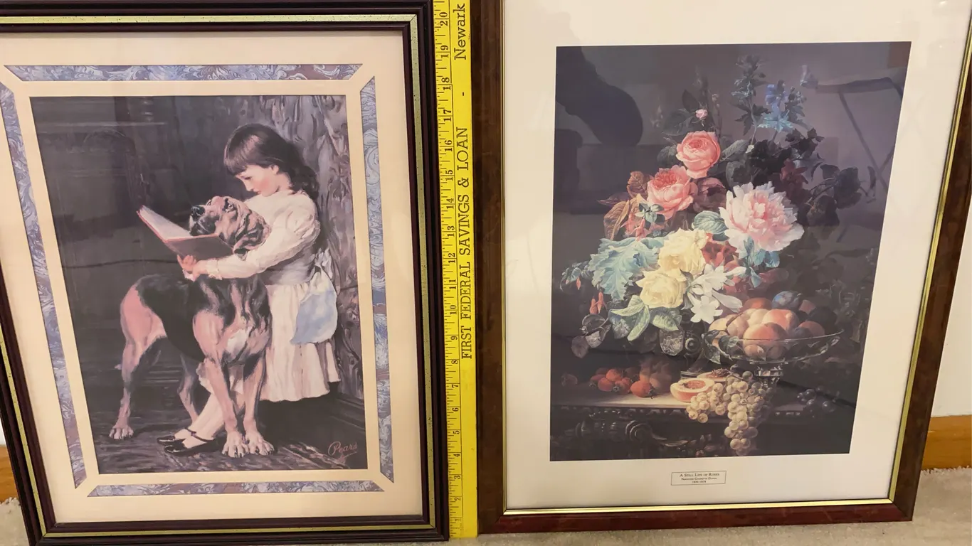 Vintage Framed Art Prints – Charles Burton Barber & François Charette-Duval