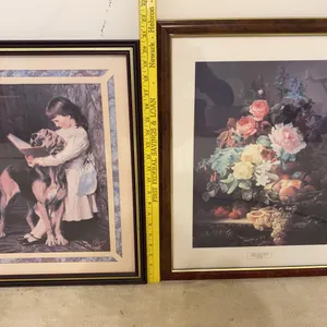 Vintage Framed Art Prints – Charles Burton Barber & François Charette-Duval