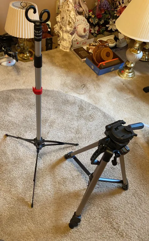 Camera Tripod & Pitch-It IV Sharps Stand