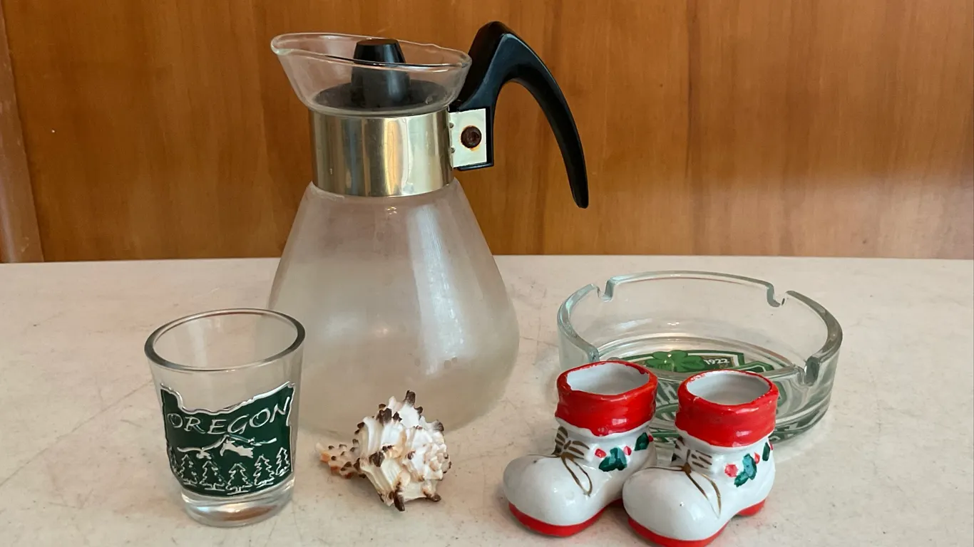 Vintage Barware, Carafe & Collectibles Lot