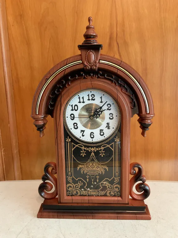 Vintage ELECO Quartz Mantel Clock