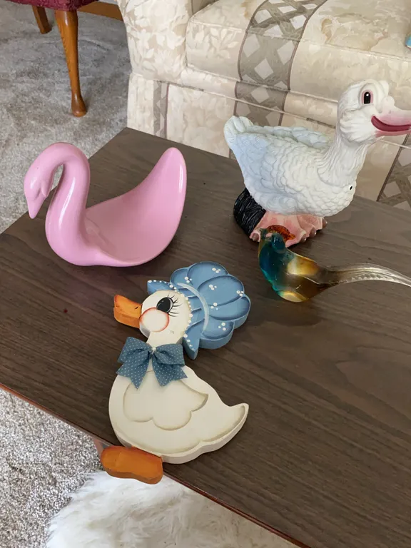 Vintage & Decorative Bird Collection – 4 Pieces