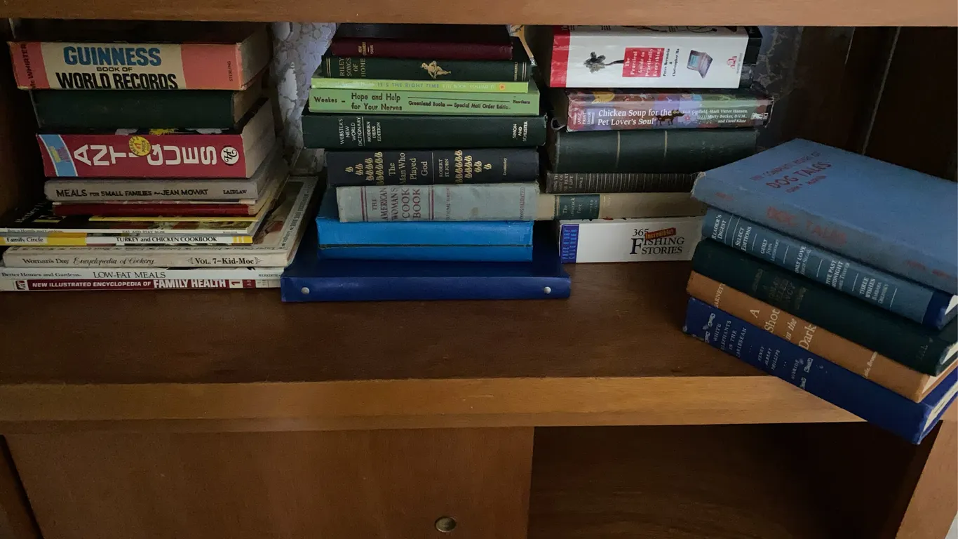 Assorted Vintage Books, Cookbooks & Reference Books