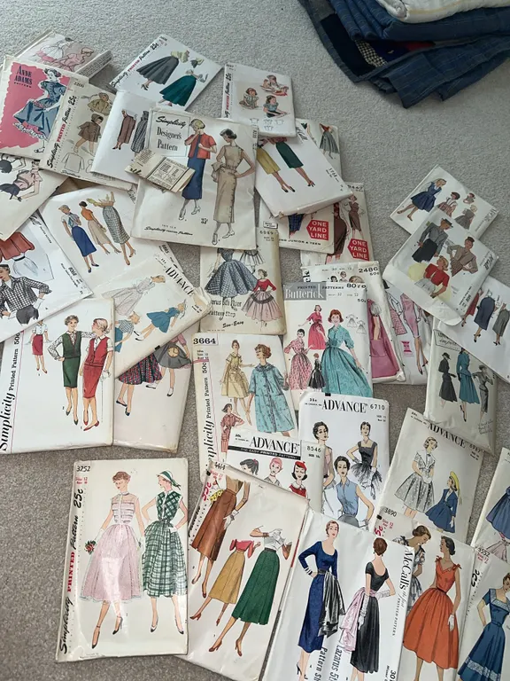 Vintage sewing patterns – 1950s to 1960's