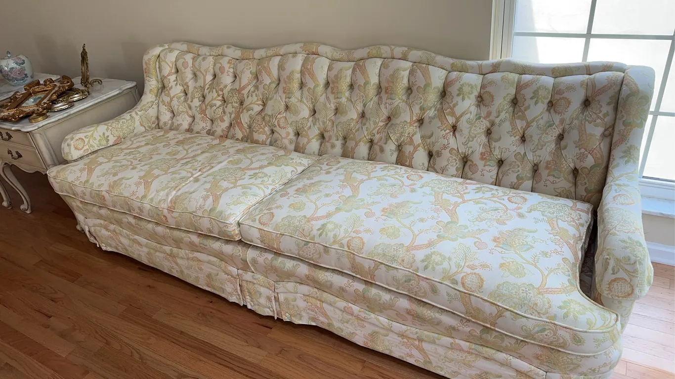 Hollywood Regency statement sofa