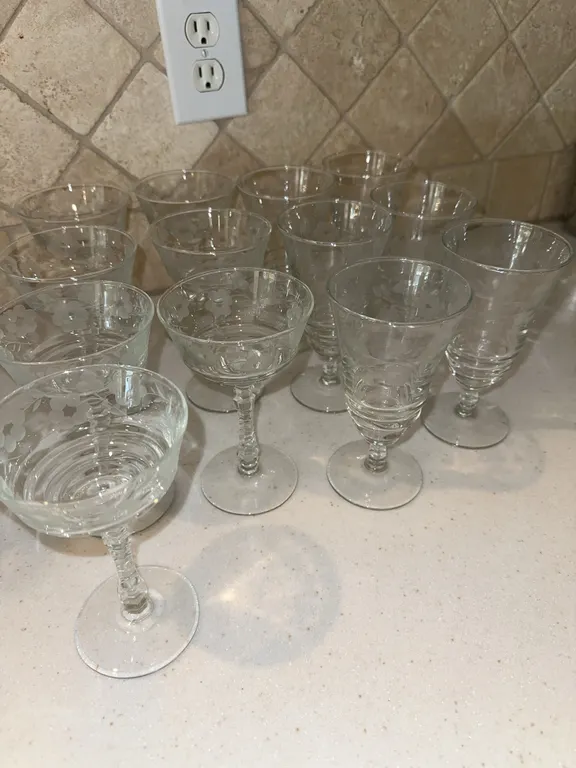 Libbey glassware – vintage – Rock Sharpe