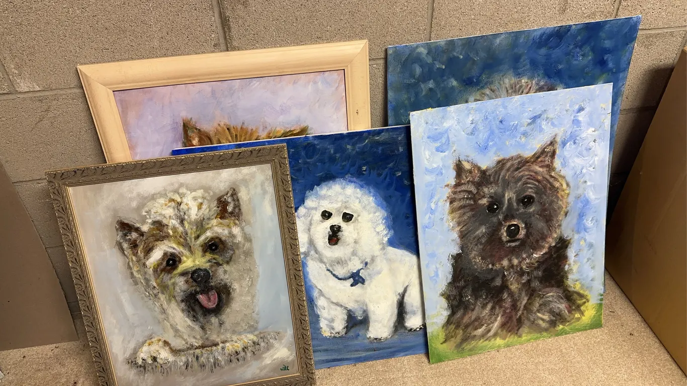 Original art - dogs!