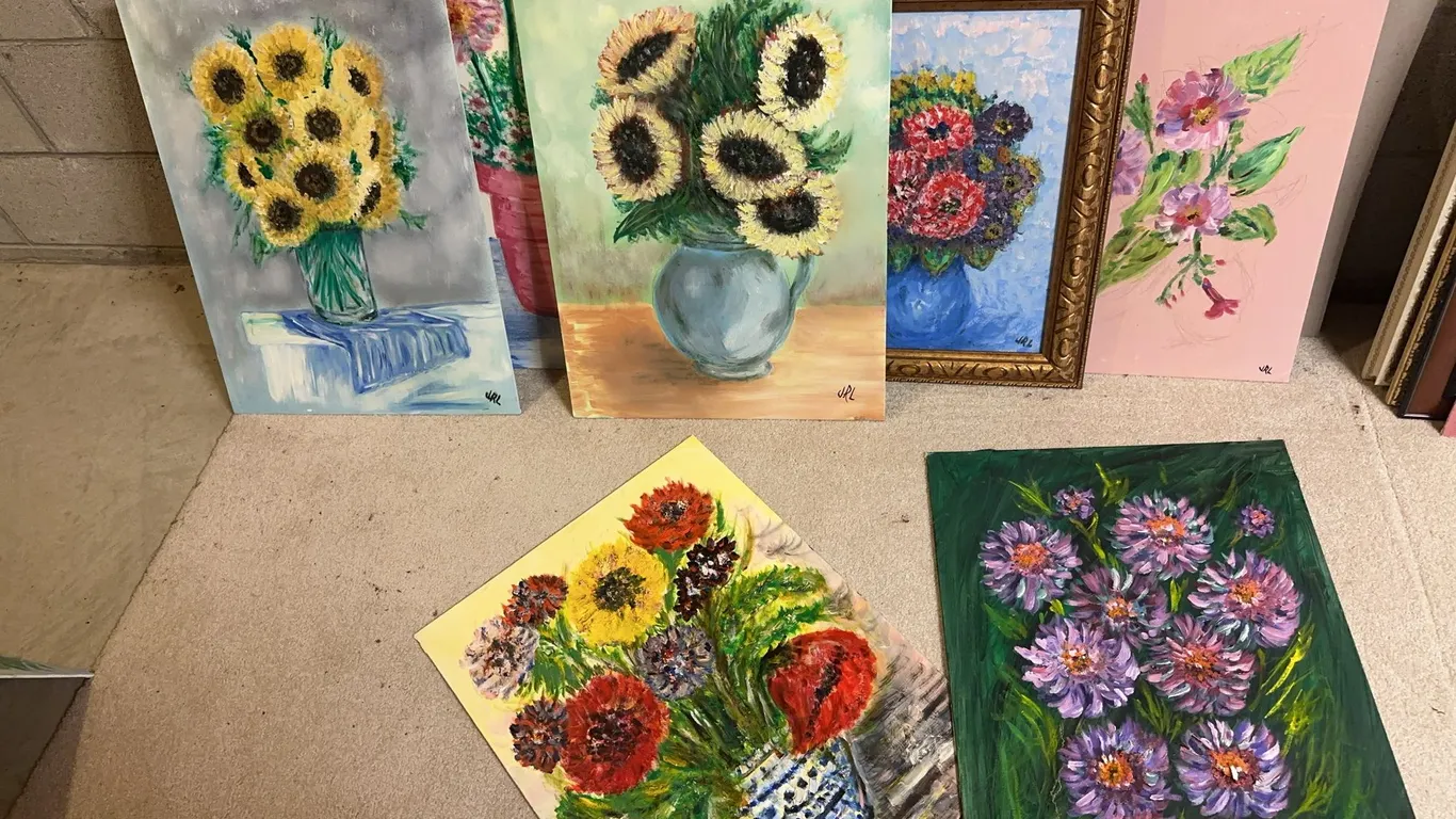 Original art - flowers