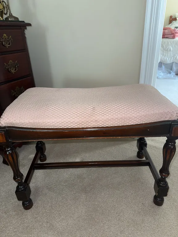 Small, unusual vintage bench