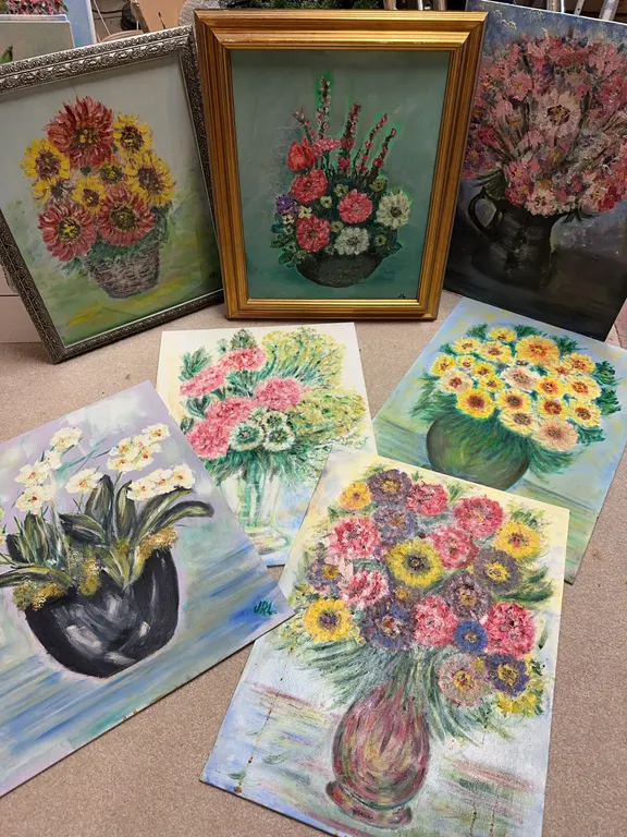 Original art - flowers
