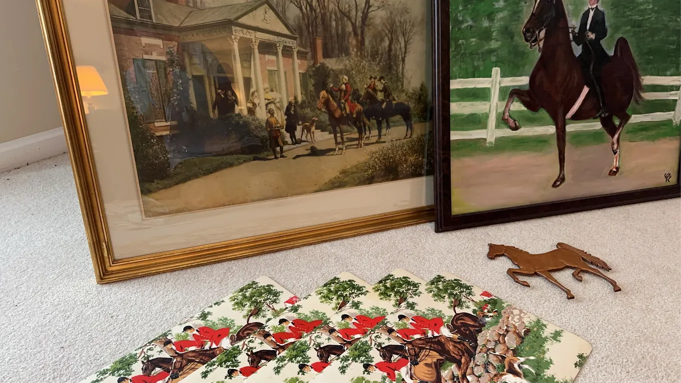 Original art - horse rider