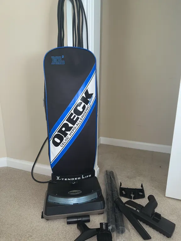 ORECK XL2 vacuum with accessories