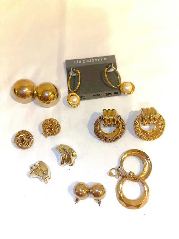 Vintage earrings, etc.