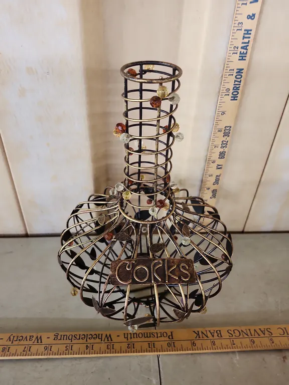 Wire Cork Holder 12" Tall