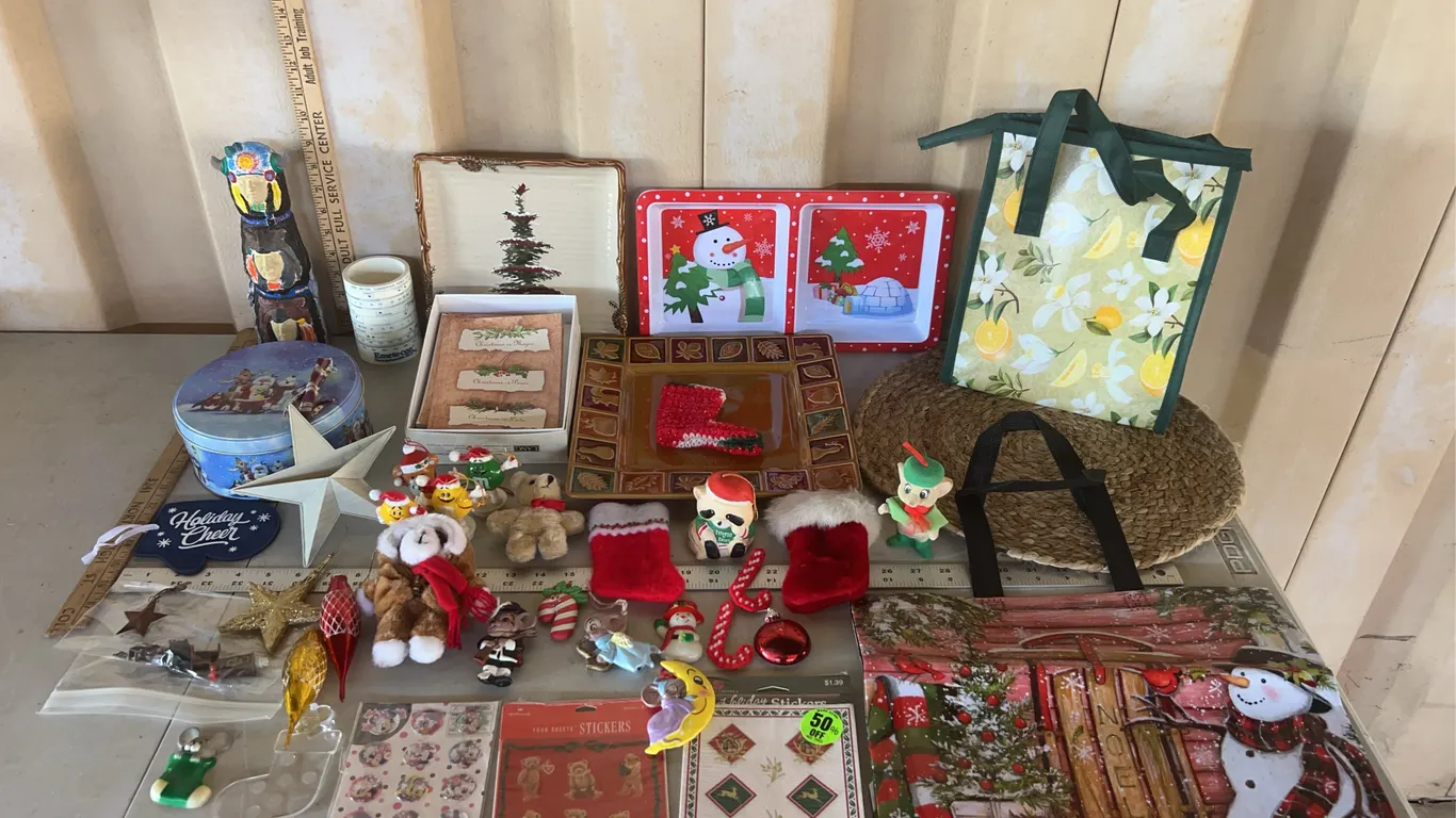 Assorted Christmas, Stickers, Greeting Cards, Etc.