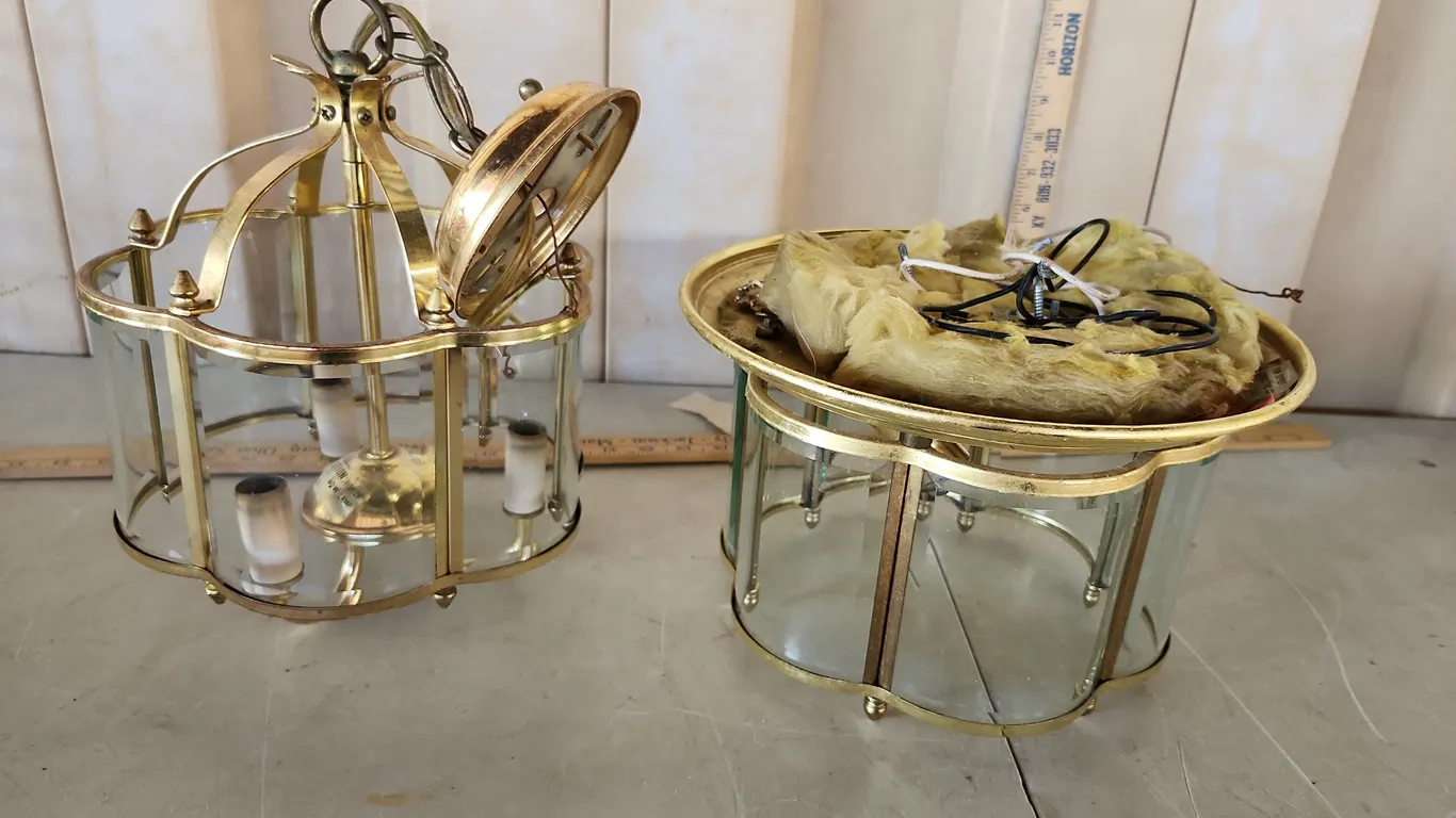 Matching Flush Mount & Pendant Light Fixtures