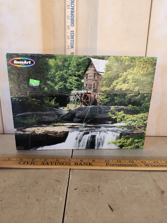 New/Unopened Roseart 1000 Pc Water Mill Puzzle
