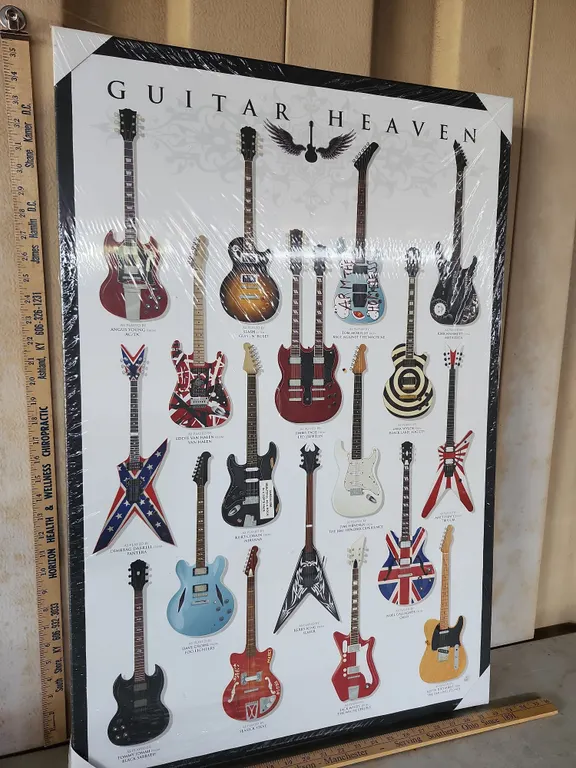 Guitar Heaven Canvas Print 24"X36"