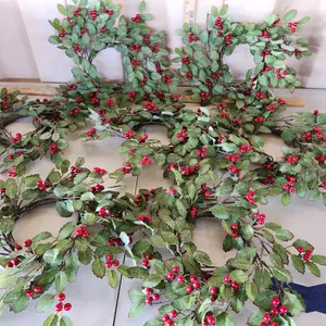 7 Candle Wreaths 13"