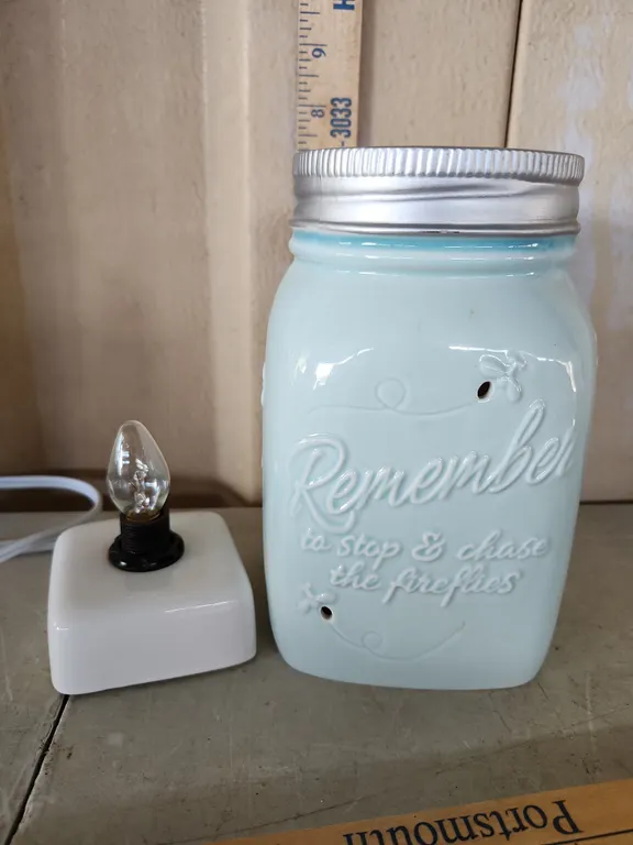 Scentsy Remember To Stop & Chase The Fireflies Ceramic Wax Warmer