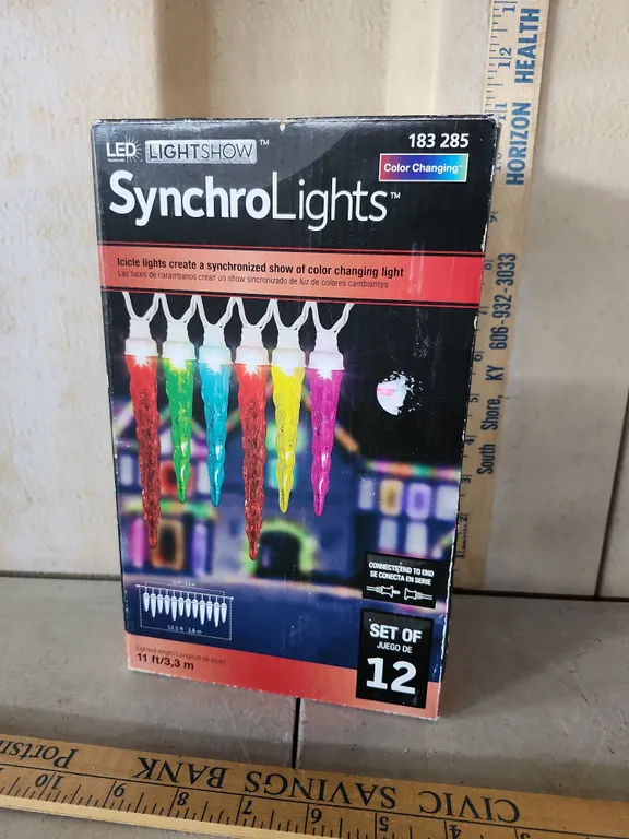LED Lightshow Synchrolights Set Of Bulbs, 11' Long