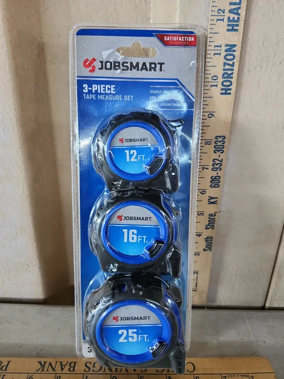 New Jobsmart 3 Pc Tape Measure Set