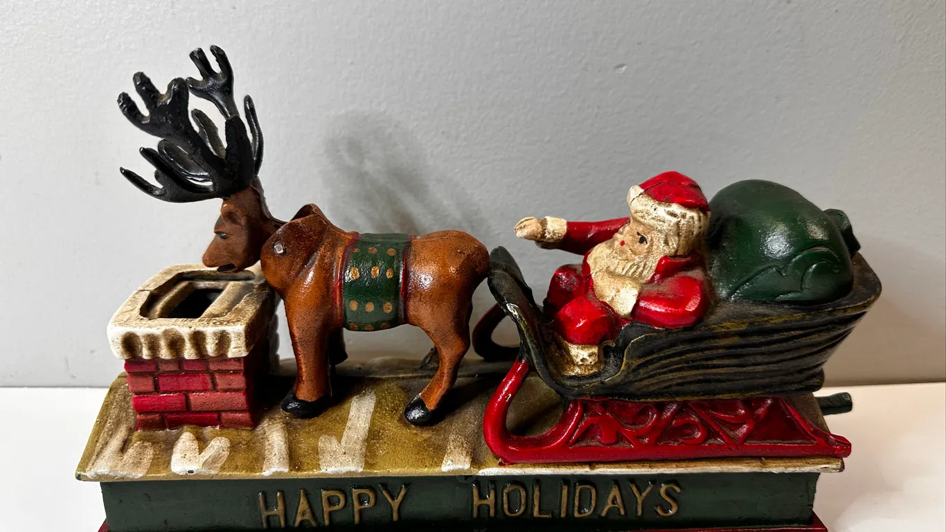 Happy Holiday Mechanical Bank