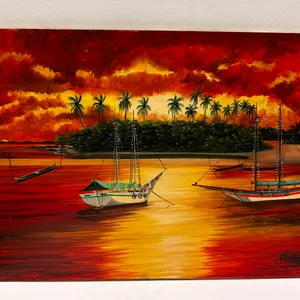 Signed Island Art