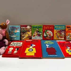 Vintage Children's Book including Peanuts