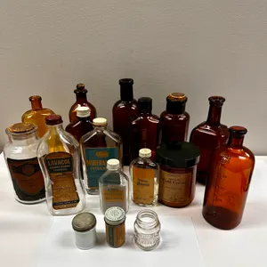 Grouping of Vintage Apotecary/Medicine Bottles