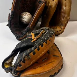 Three Catcher's Mitts